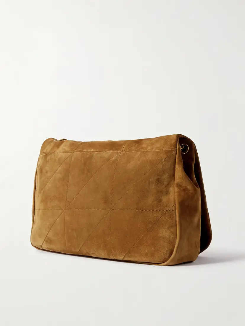 Saint Laurent Jamie 4.3 Large Quilted Suede Shoulder Bag | Thumbnail 3 Saint Laurent Jamie 4.3 Large Quilted Suede Shoulder Bag | Thumbnail 3