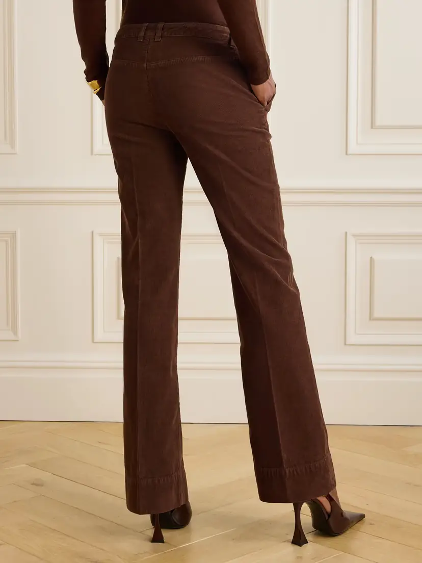 Saint Laurent Cotton-corduroy Bootcut Pants | Thumbnail 4