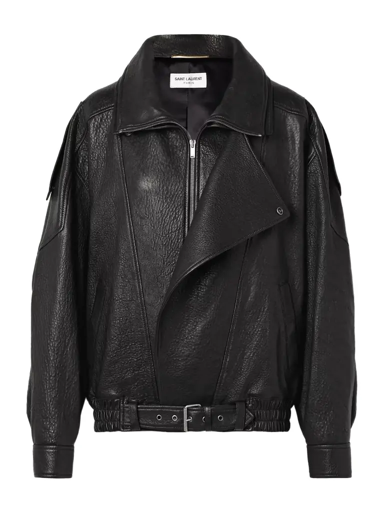 Saint Laurent Oversized Textured-leather Jacket | Image 1 Saint Laurent Oversized Textured-leather Jacket | Image 1