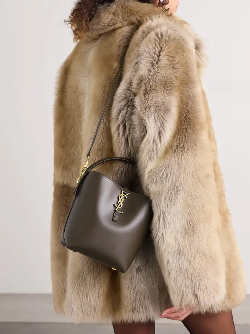 Saint Laurent Le 37 Small Leather Bucket Bag | Thumbnail 6 Saint Laurent Le 37 Small Leather Bucket Bag | Thumbnail 6