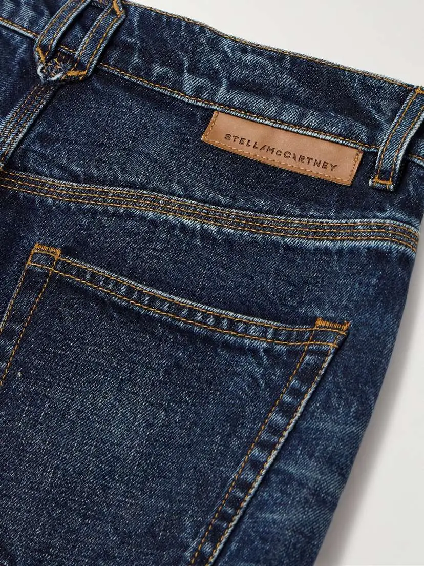 Stella McCartney Corduroy Trimmed High-rise Wide-leg Jeans | Thumbnail 6