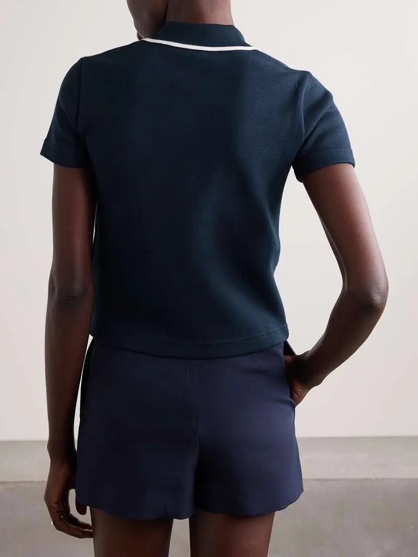 Valentino Garavani Striped Cotton Polo Shirt | Thumbnail 3