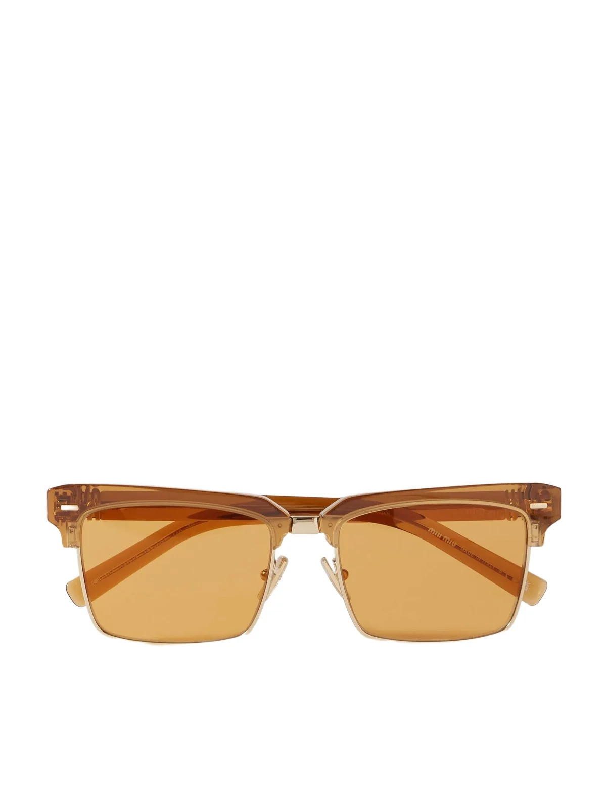 Square-frame Acetate And Gold-tone Sunglasses - Brown Square-frame Acetate And Gold-tone Sunglasses - Brown
