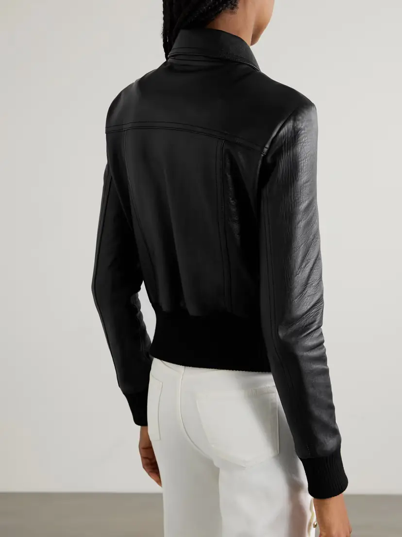 Chloé Paneled Leather Jacket | Thumbnail 3 Chloé Paneled Leather Jacket | Thumbnail 3