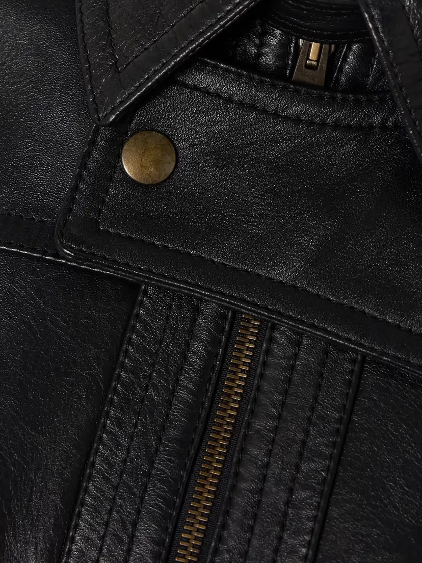 Chloé Paneled Leather Jacket | Thumbnail 4 Chloé Paneled Leather Jacket | Thumbnail 4