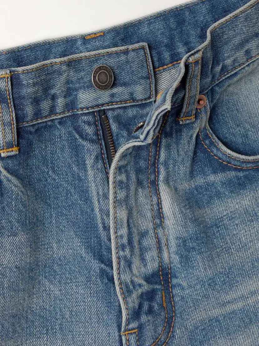 Saint Laurent Mid-rise Straight-leg Jeans | Thumbnail 5 Saint Laurent Mid-rise Straight-leg Jeans | Thumbnail 5