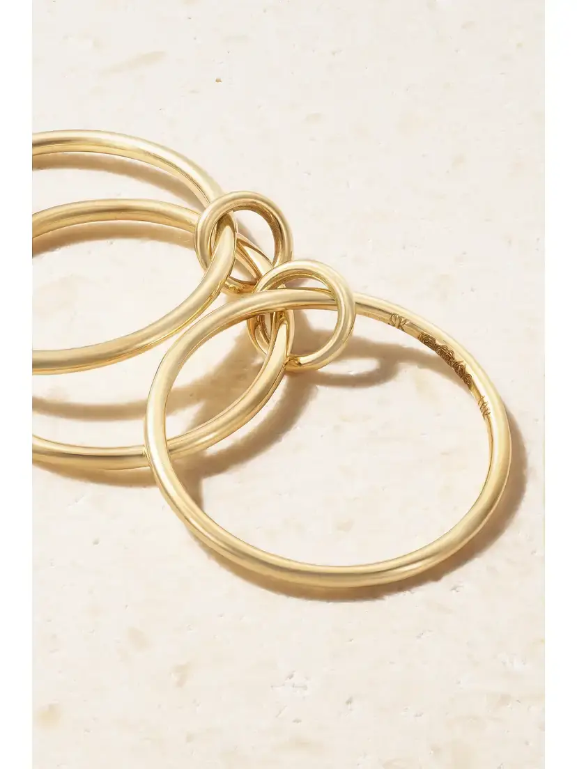 Spinelli Kilcollin Cyllene Set Of Three 18-karat Gold Rings | Thumbnail 4 Spinelli Kilcollin Cyllene Set Of Three 18-karat Gold Rings | Thumbnail 4