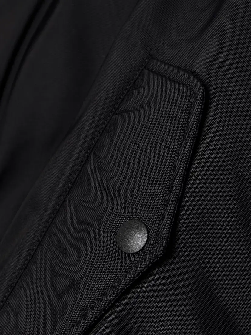Wardrobe.NYC Cropped Reversible Quilted Padded Shell Bomber Jacket | Thumbnail 4
