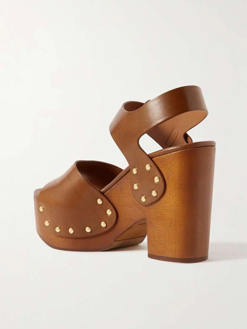 Chloé Jeannette Studded Leather Sandals | Thumbnail 3 Chloé Jeannette Studded Leather Sandals | Thumbnail 3