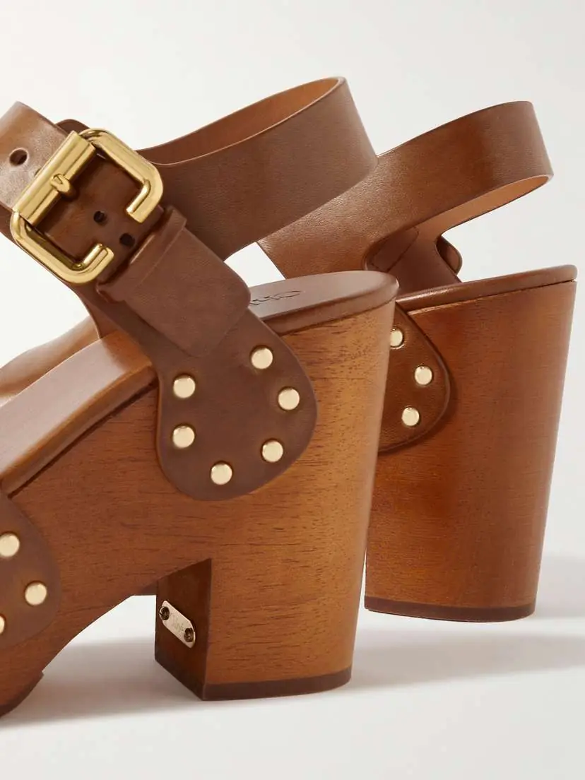 Chloé Jeannette Studded Leather Sandals | Thumbnail 4 Chloé Jeannette Studded Leather Sandals | Thumbnail 4