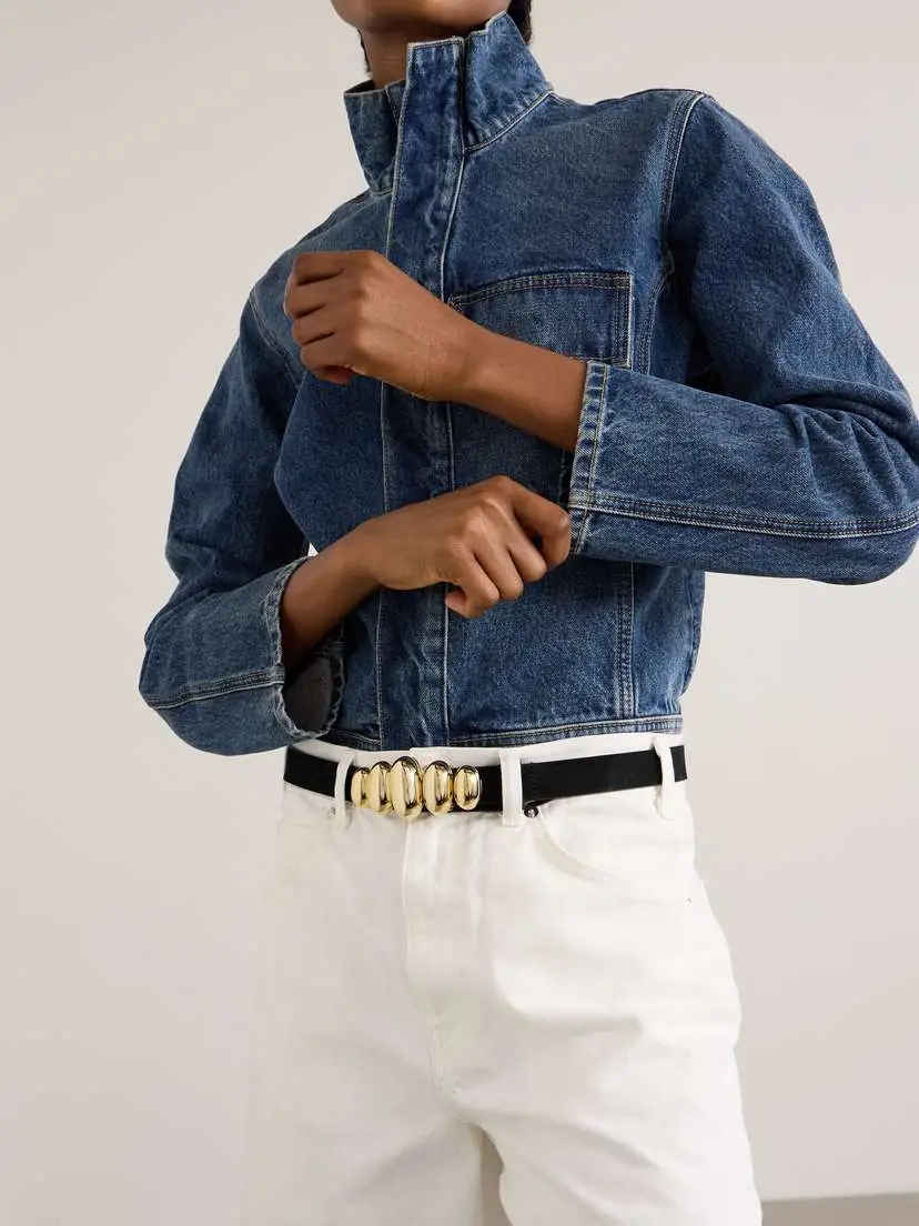 Isabel Marant Fuzz Embellished Nubuck Belt | Thumbnail 2