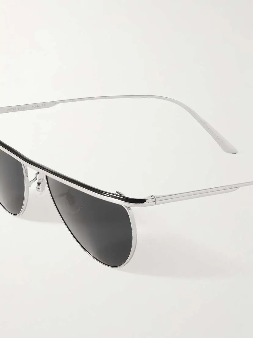 Oliver Peoples + Khaite 1984c Cat-eye Silver-tone Sunglasses | Thumbnail 4 Oliver Peoples + Khaite 1984c Cat-eye Silver-tone Sunglasses | Thumbnail 4