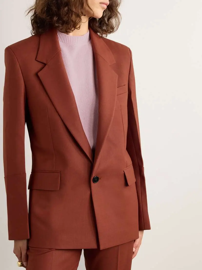 Victoria Beckham Twill Blazer | Thumbnail 3
