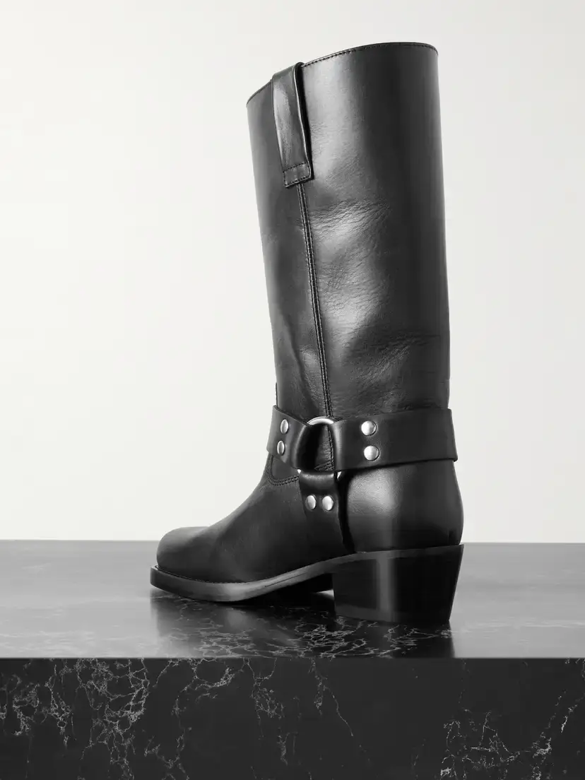 Paris Texas Roxy Embellished Leather Knee Boots | Thumbnail 3