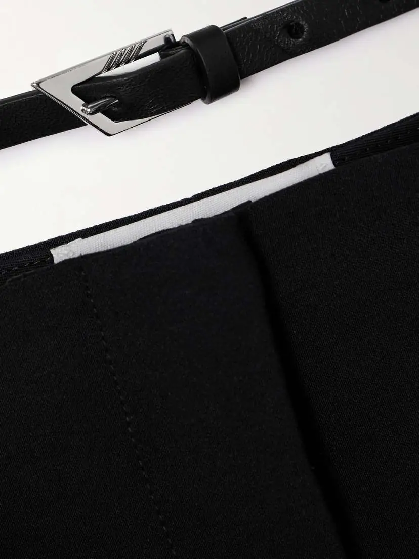 The Attico Belted Cutout Cady Midi Skirt | Thumbnail 5