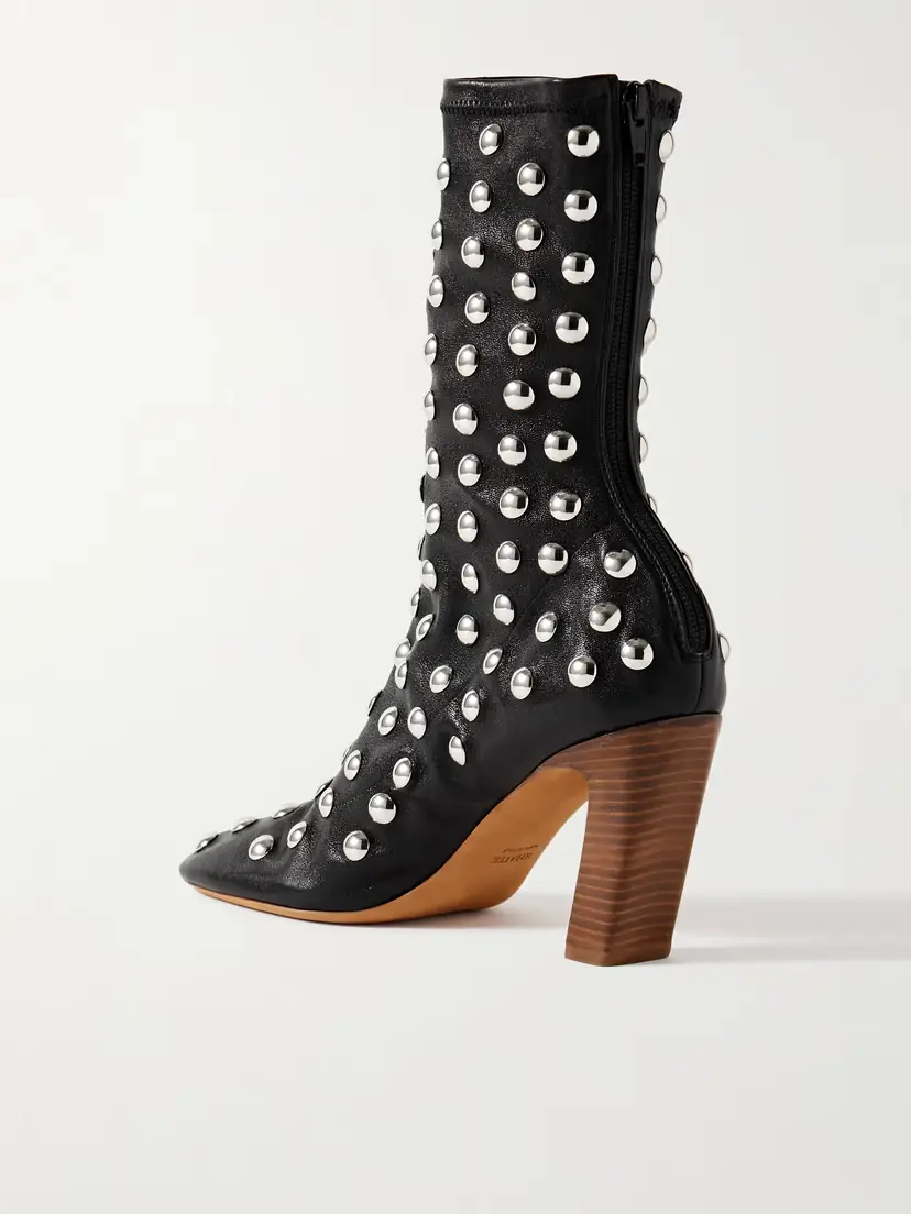 Khaite Studded Leather Ankle Boots | Thumbnail 3 Khaite Studded Leather Ankle Boots | Thumbnail 3