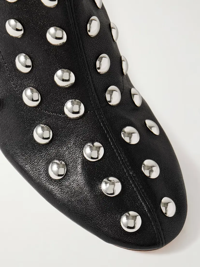 Khaite Studded Leather Ankle Boots | Thumbnail 4 Khaite Studded Leather Ankle Boots | Thumbnail 4