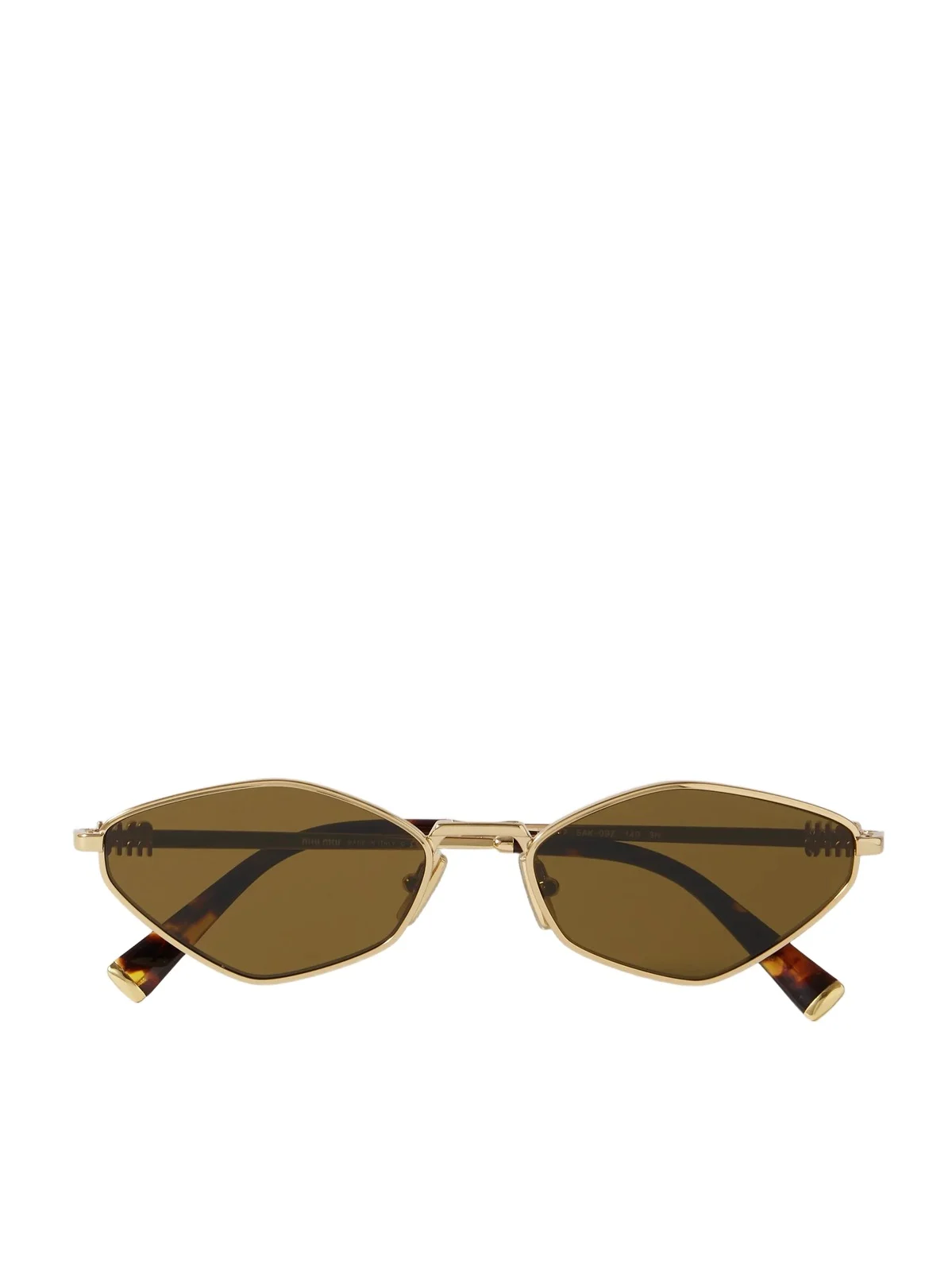 Hexagon-frame Gold-tone Sunglasses Hexagon-frame Gold-tone Sunglasses