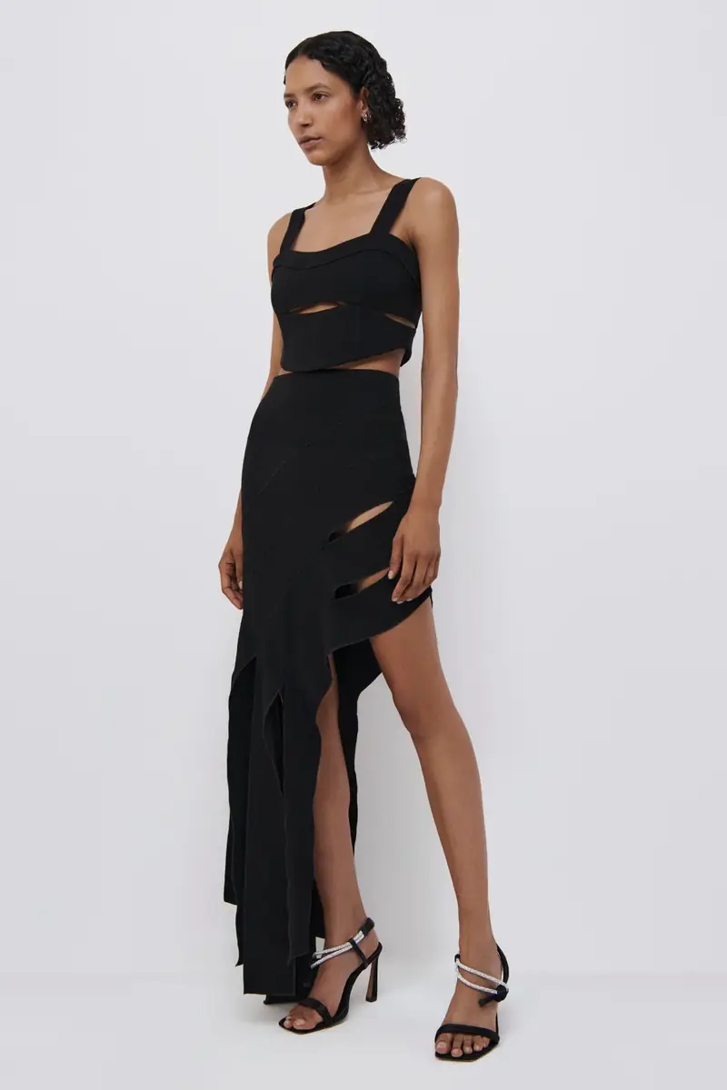 Simkhai Aubrielle Structured Skirt | Thumbnail 2 Simkhai Aubrielle Structured Skirt | Thumbnail 2