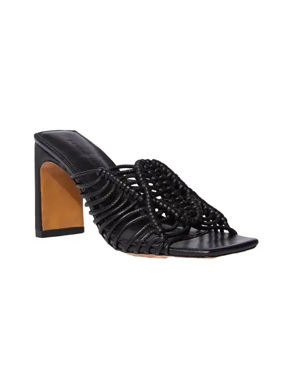 Audra Macrame Heeled Sandal Audra Macrame Heeled Sandal