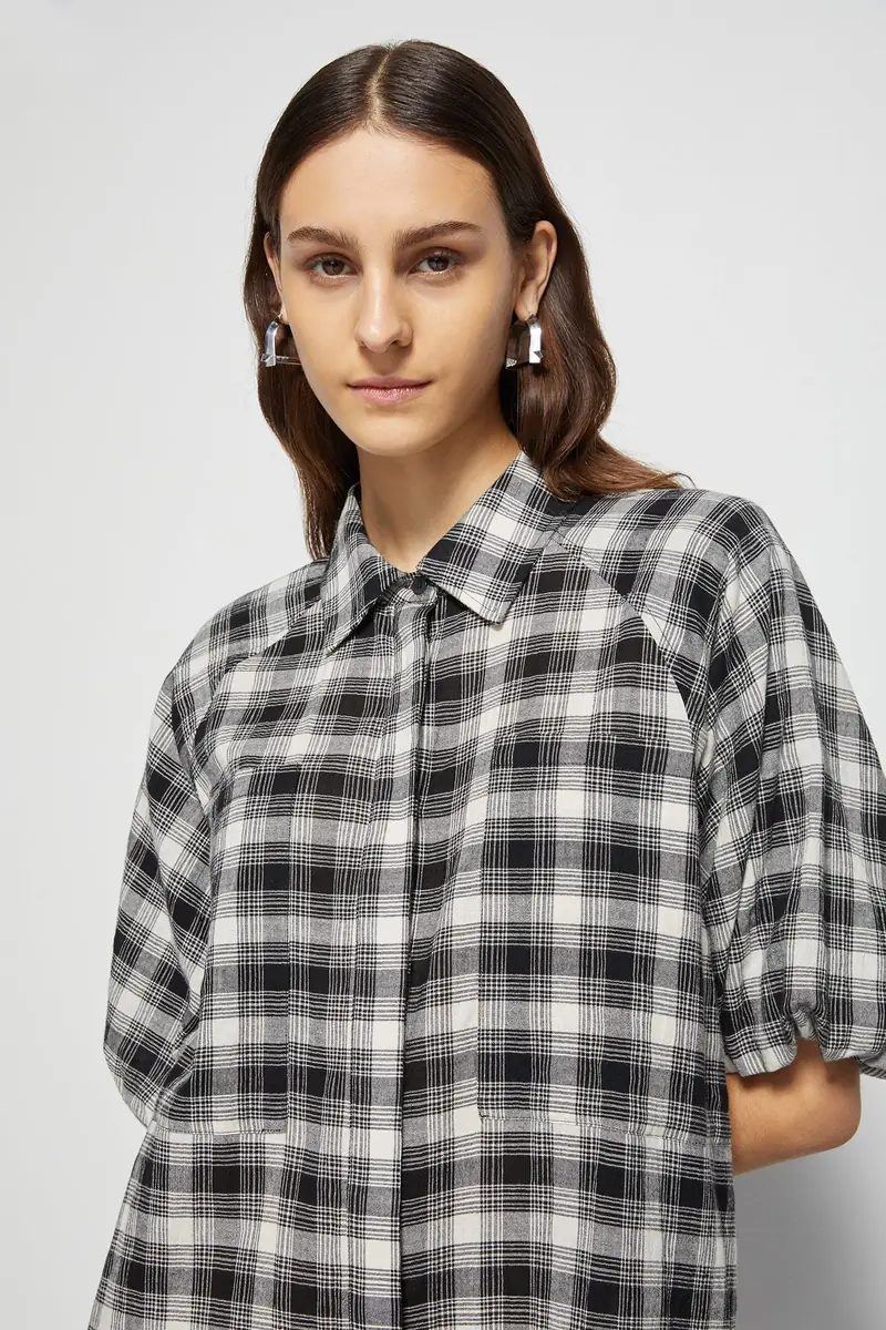 Simkhai Crissy Plaid Mini Dress | Thumbnail 2