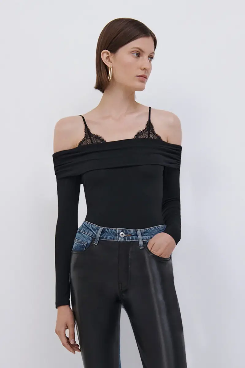 Simkhai Mirra Lingerie Lace Top | Thumbnail 2 Simkhai Mirra Lingerie Lace Top | Thumbnail 2