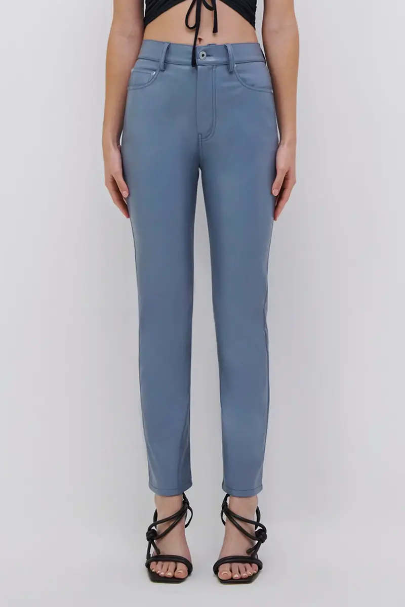 Simkhai River Eco Vegan Leather Pant | Thumbnail 3