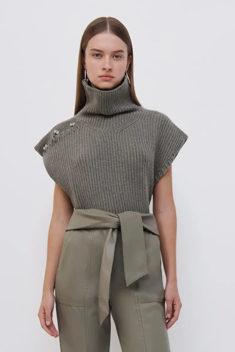 Simkhai Winona Recycled Cashmere Turtleneck | Thumbnail 2 Simkhai Winona Recycled Cashmere Turtleneck | Thumbnail 2