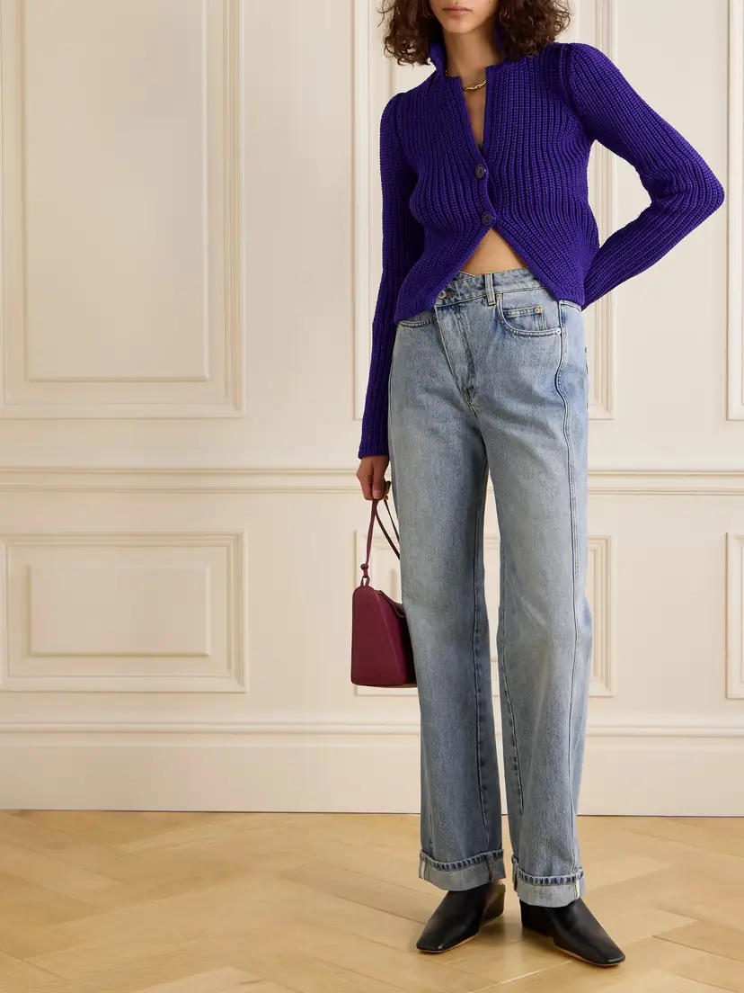 Loewe Asymmetric Mid-rise Straight-leg Jeans | Thumbnail 2