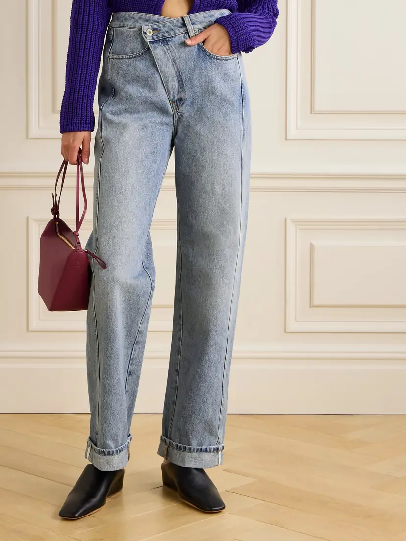 Loewe Asymmetric Mid-rise Straight-leg Jeans | Thumbnail 3