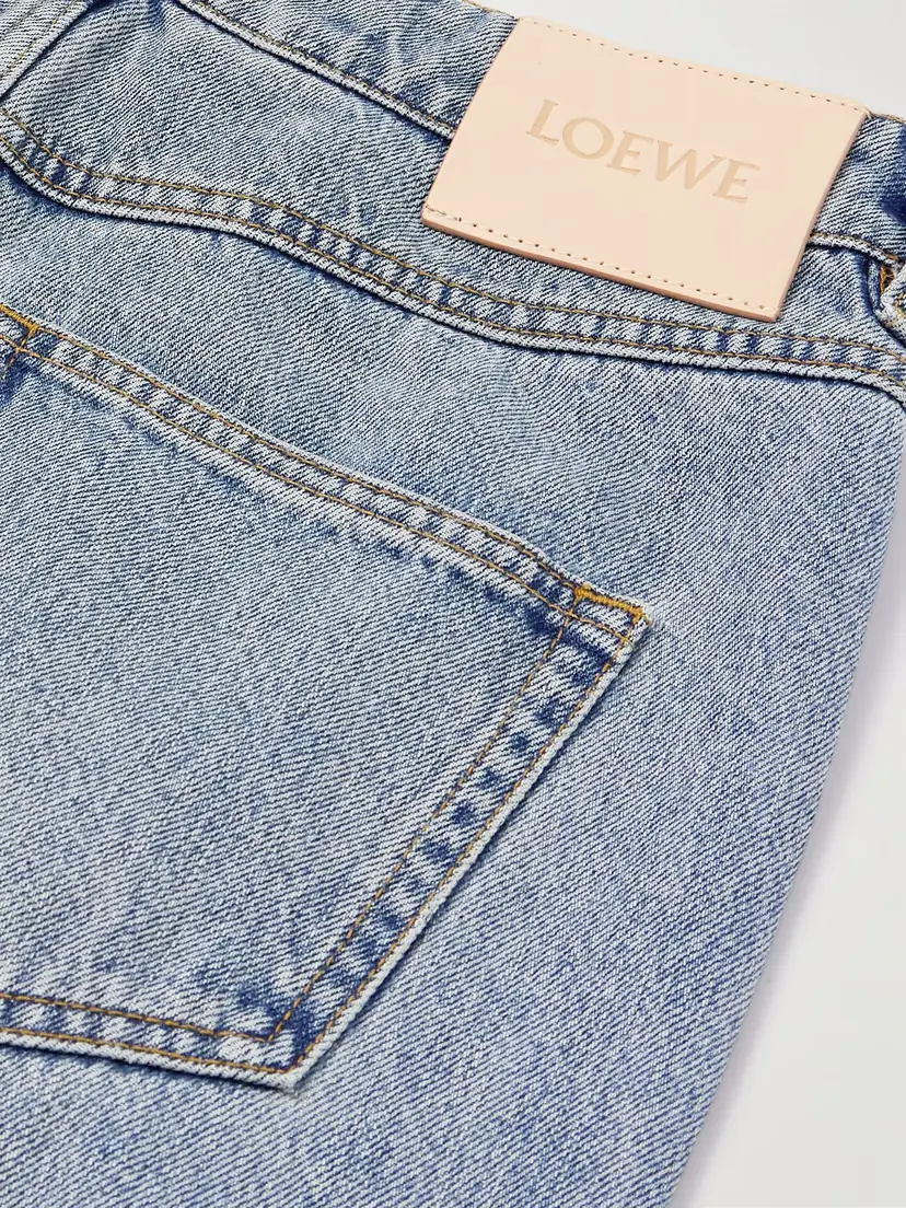 Loewe Asymmetric Mid-rise Straight-leg Jeans | Thumbnail 6