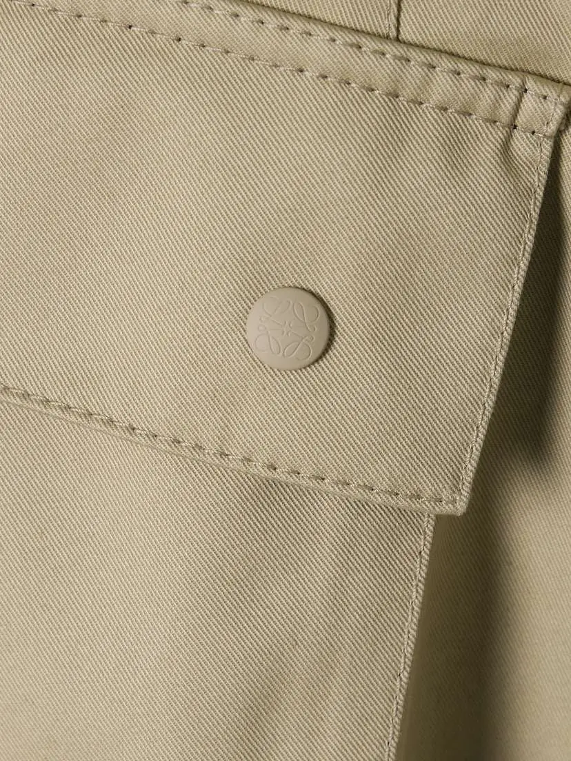 Loewe Trapeze Appliquéd Cropped Cotton-blend Gabardine Jacket | Thumbnail 5