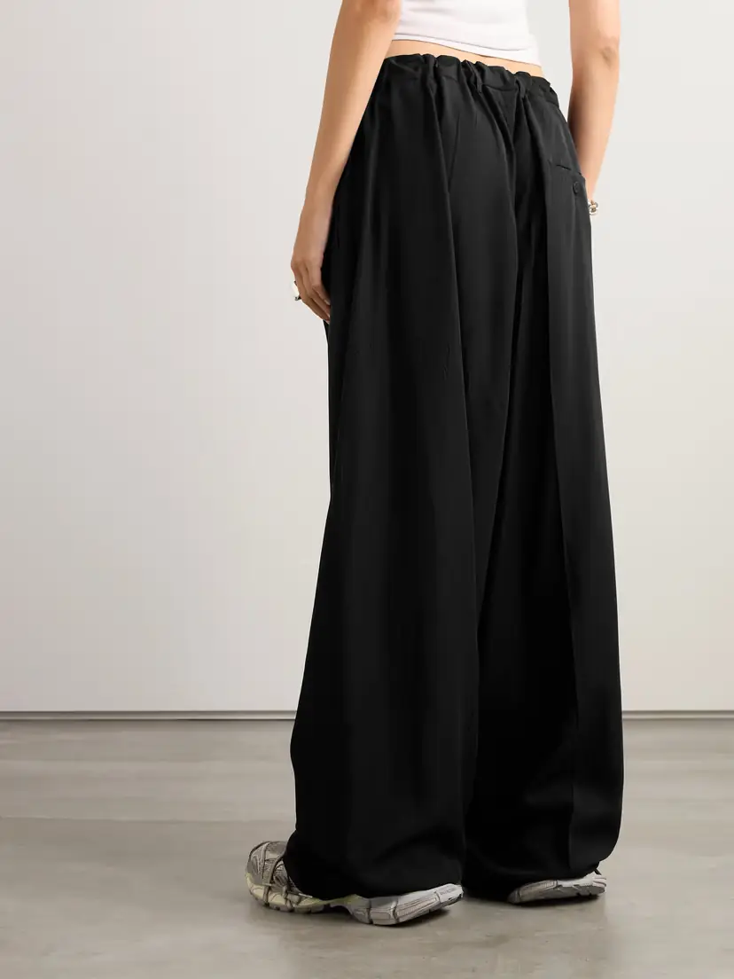Balenciaga Lyocell-poplin Wide-leg Pants | Thumbnail 3