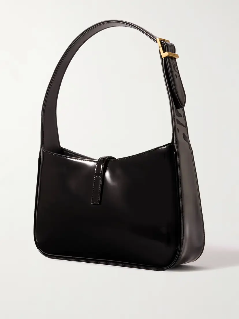 Saint Laurent Le 5 À 7 Patent-leather Shoulder Bag | Thumbnail 3 Saint Laurent Le 5 À 7 Patent-leather Shoulder Bag | Thumbnail 3