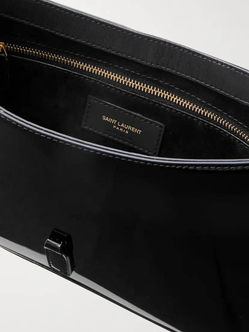 Saint Laurent Le 5 À 7 Patent-leather Shoulder Bag | Thumbnail 5 Saint Laurent Le 5 À 7 Patent-leather Shoulder Bag | Thumbnail 5