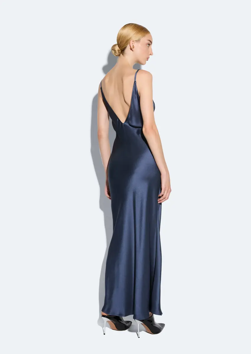 LAPOINTE Satin Slip Dress | Thumbnail 3