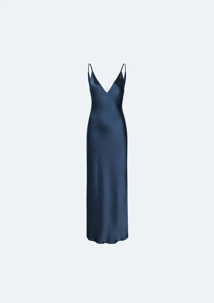 LAPOINTE Satin Slip Dress | Thumbnail 4