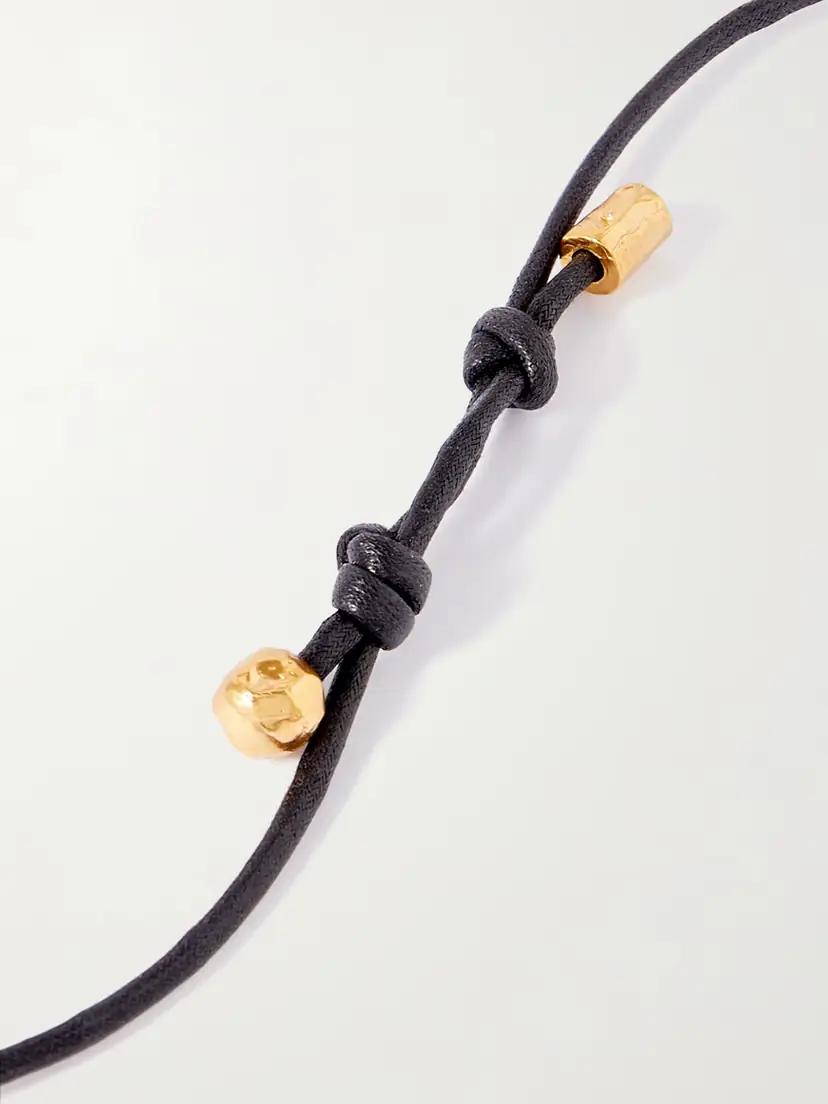 Alighieri + Net Sustain Gone Fishing Gold-plated Cord Necklace | Thumbnail 3 Alighieri + Net Sustain Gone Fishing Gold-plated Cord Necklace | Thumbnail 3