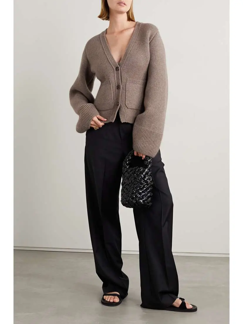 Khaite Scarlet Cashmere-blend Cardigan - x large | Thumbnail 2 Khaite Scarlet Cashmere-blend Cardigan - x large | Thumbnail 2