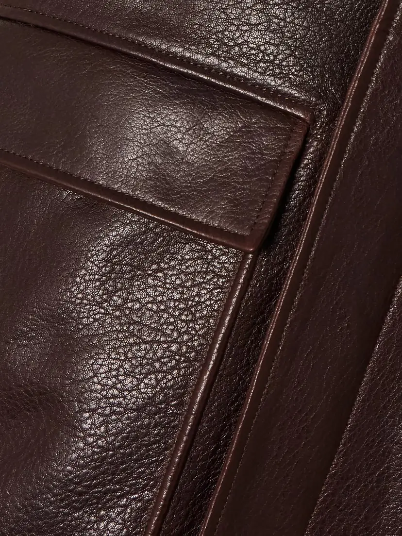 Nour Hammour Drey Oversized Textured-leather Jacket | Thumbnail 5 Nour Hammour Drey Oversized Textured-leather Jacket | Thumbnail 5
