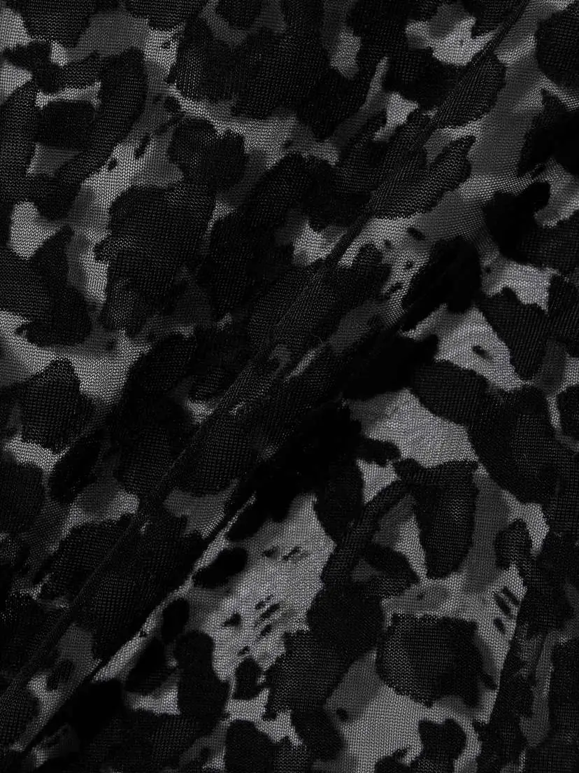 Alexander McQueen Leopard-print Dévoré-velvet Top | Thumbnail 4 Alexander McQueen Leopard-print Dévoré-velvet Top | Thumbnail 4