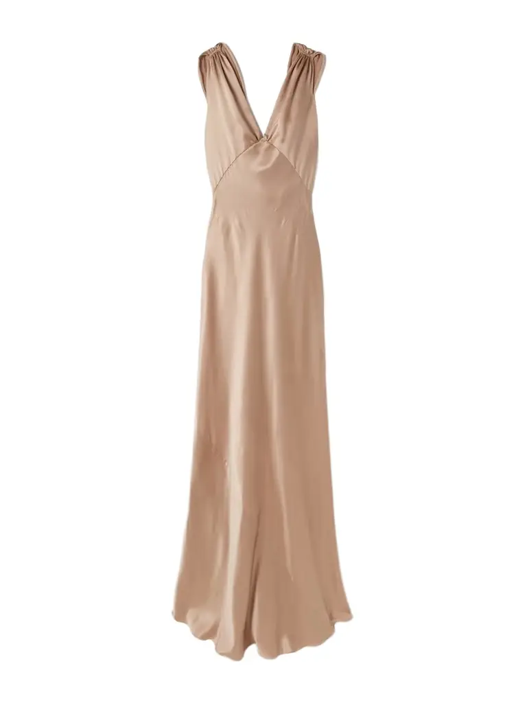 Silk-satin Gown