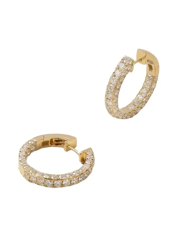 18-karat Gold Diamond Earrings 18-karat Gold Diamond Earrings