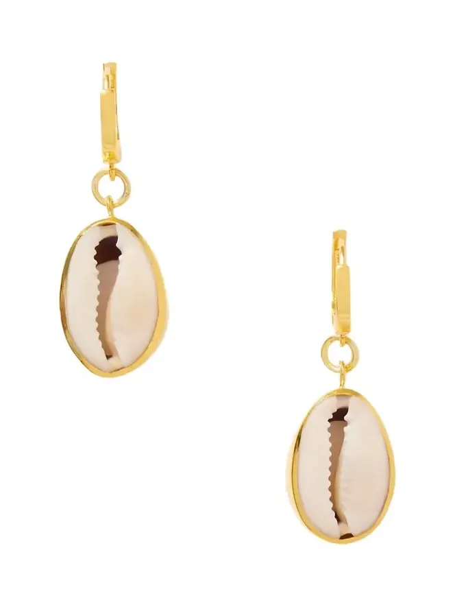 Concha Puka Gold Vermeil Earrings Concha Puka Gold Vermeil Earrings