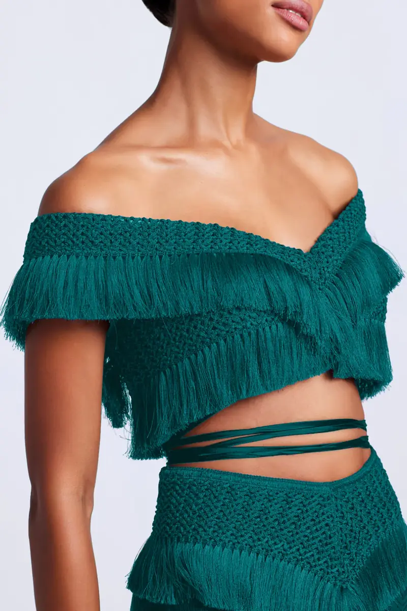 PatBo FRINGE TRIM CROPPED TOP | Thumbnail 5 PatBo FRINGE TRIM CROPPED TOP | Thumbnail 5