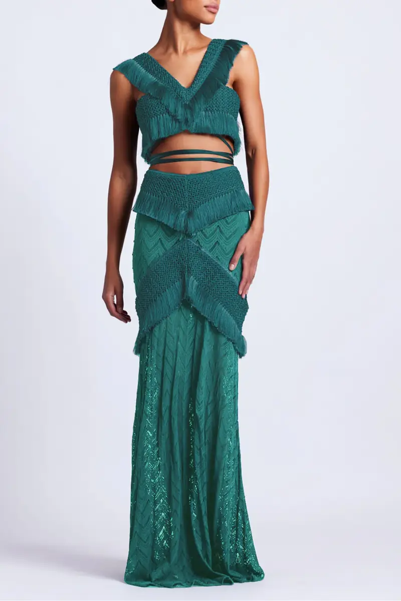 PatBo FRINGE TRIM CROPPED TOP | Thumbnail 6 PatBo FRINGE TRIM CROPPED TOP | Thumbnail 6