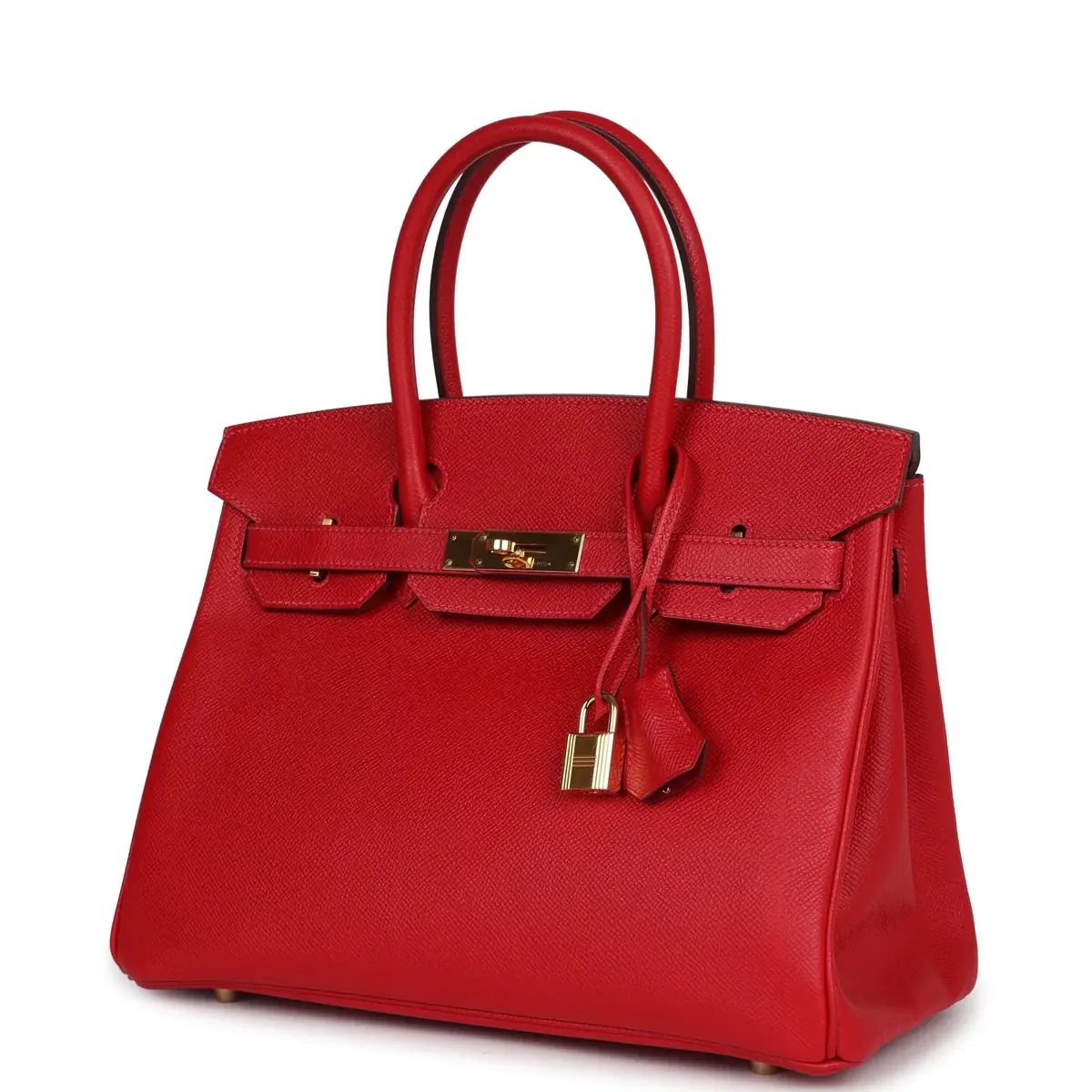 HERMÈS Pre-owned Hermes Birkin 30 Rouge Casaque Epsom Gold Hardware | Thumbnail 5 HERMÈS Pre-owned Hermes Birkin 30 Rouge Casaque Epsom Gold Hardware | Thumbnail 5