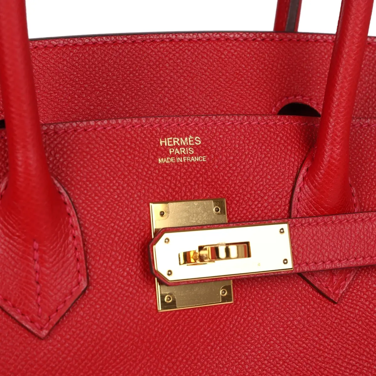 HERMÈS Pre-owned Hermes Birkin 30 Rouge Casaque Epsom Gold Hardware | Thumbnail 7 HERMÈS Pre-owned Hermes Birkin 30 Rouge Casaque Epsom Gold Hardware | Thumbnail 7