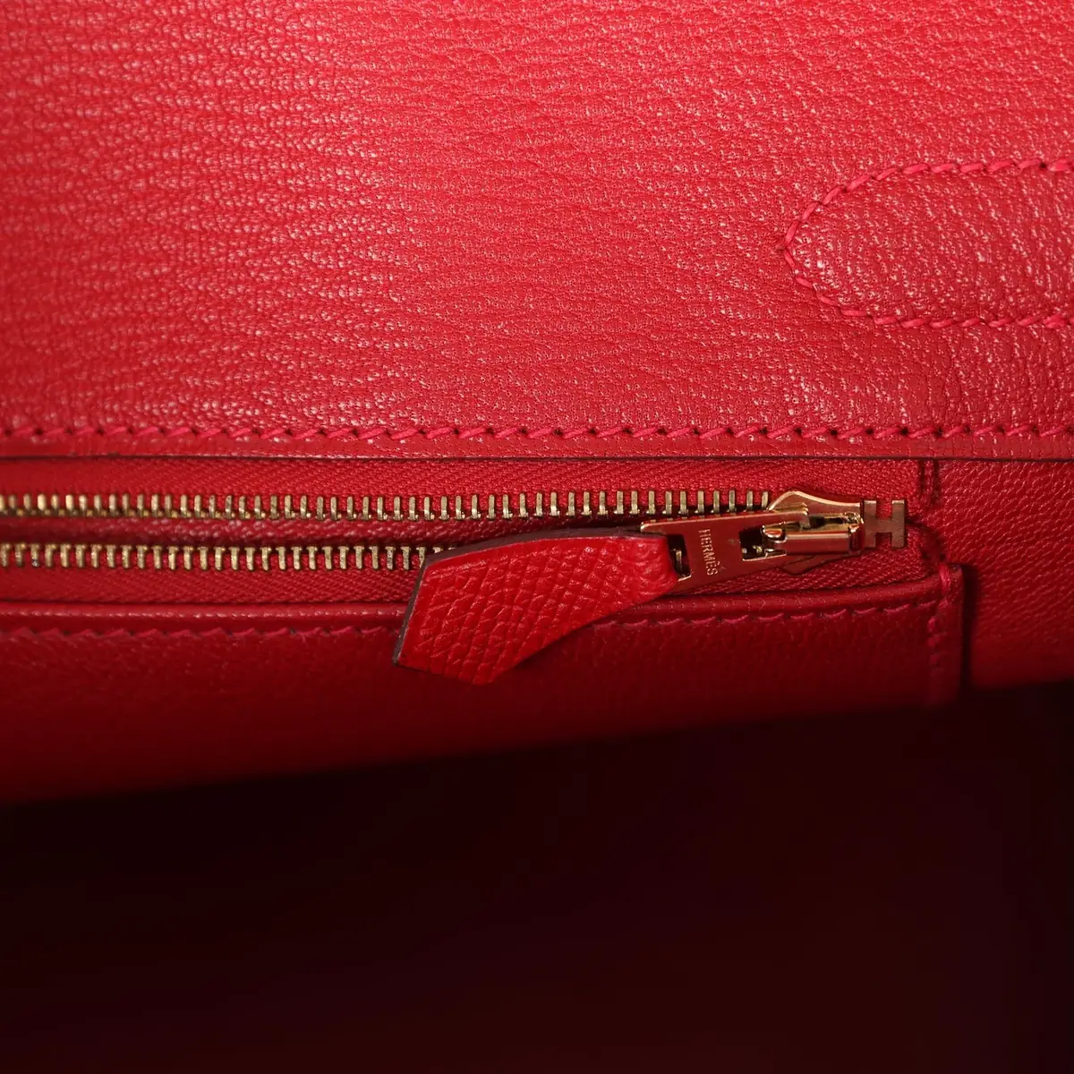 HERMÈS Pre-owned Hermes Birkin 30 Rouge Casaque Epsom Gold Hardware | Thumbnail 9 HERMÈS Pre-owned Hermes Birkin 30 Rouge Casaque Epsom Gold Hardware | Thumbnail 9