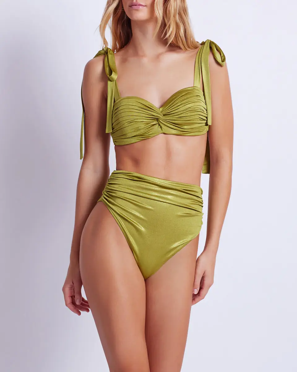 PatBo Metallic Jersey Bikini Bottom (FINAL SALE) | Thumbnail 2 PatBo Metallic Jersey Bikini Bottom (FINAL SALE) | Thumbnail 2